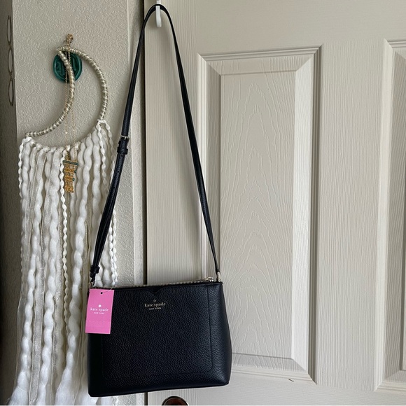 Kate Spade leather crossbody black bag